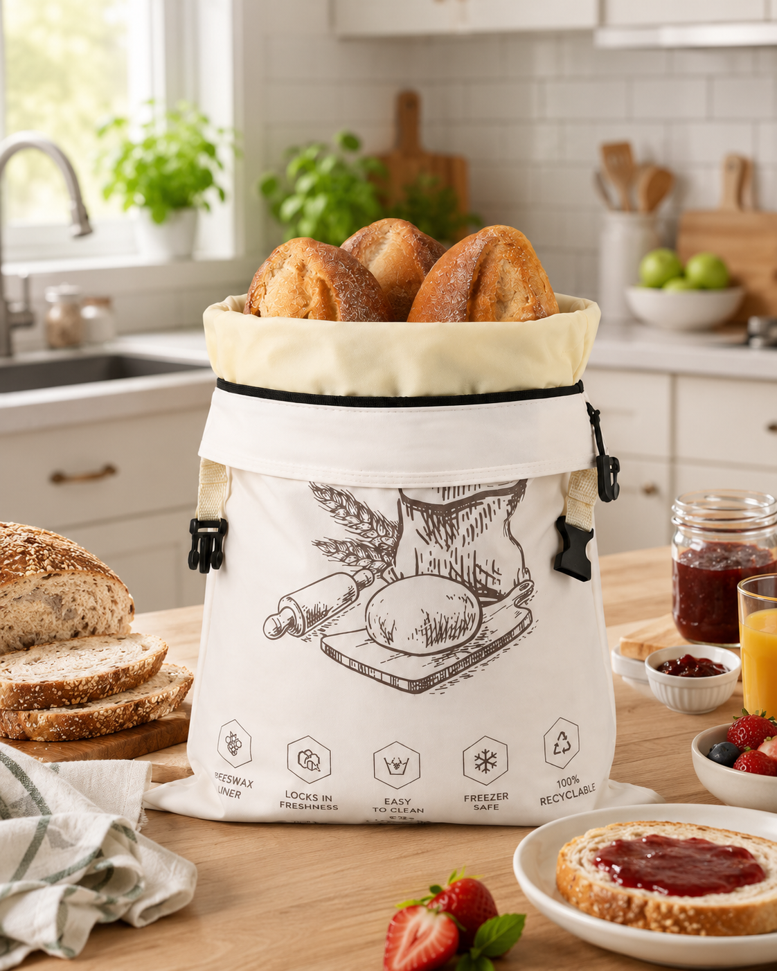 BakeFresh Bread Storage Bag