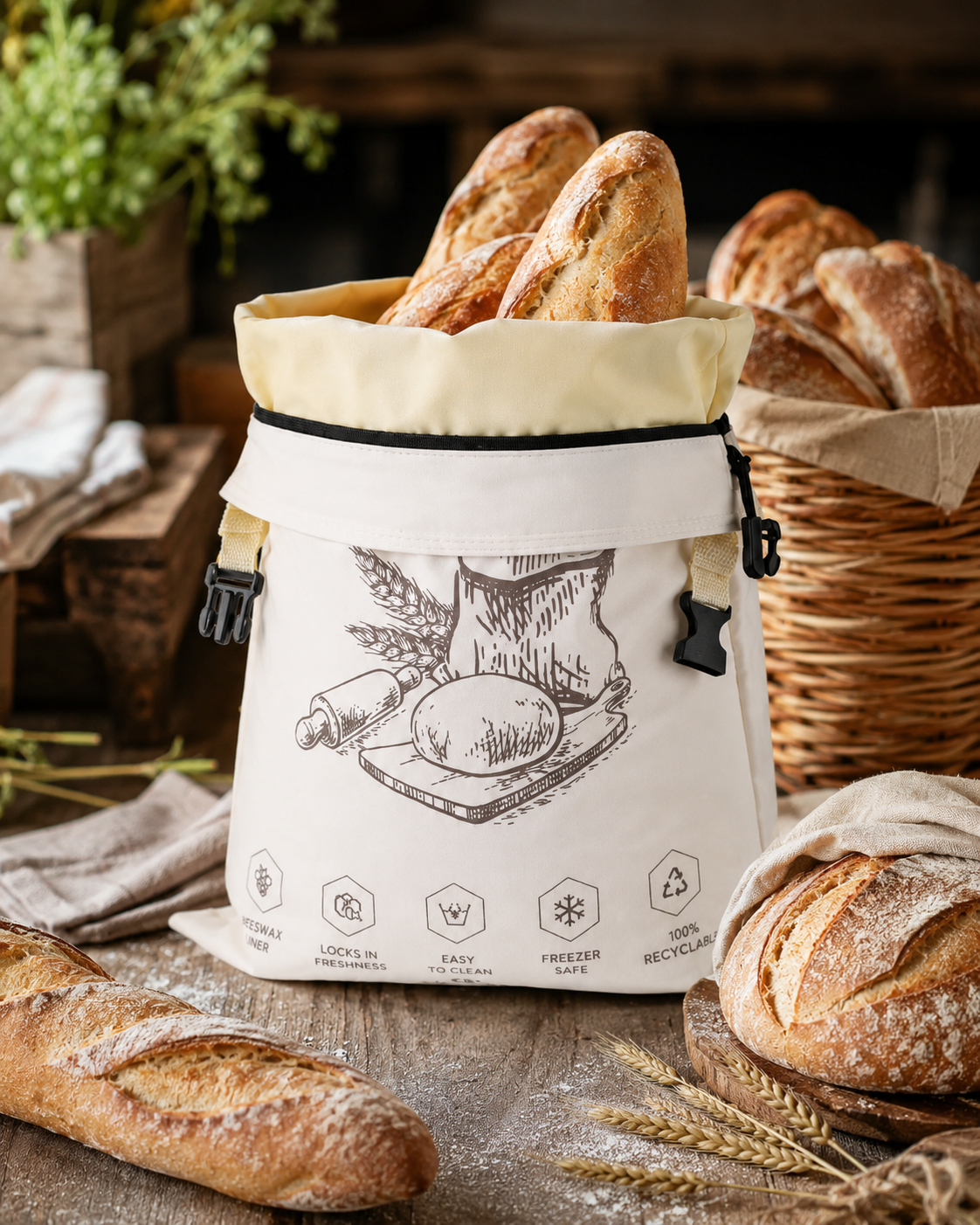 BakeFresh Bread Storage Bag