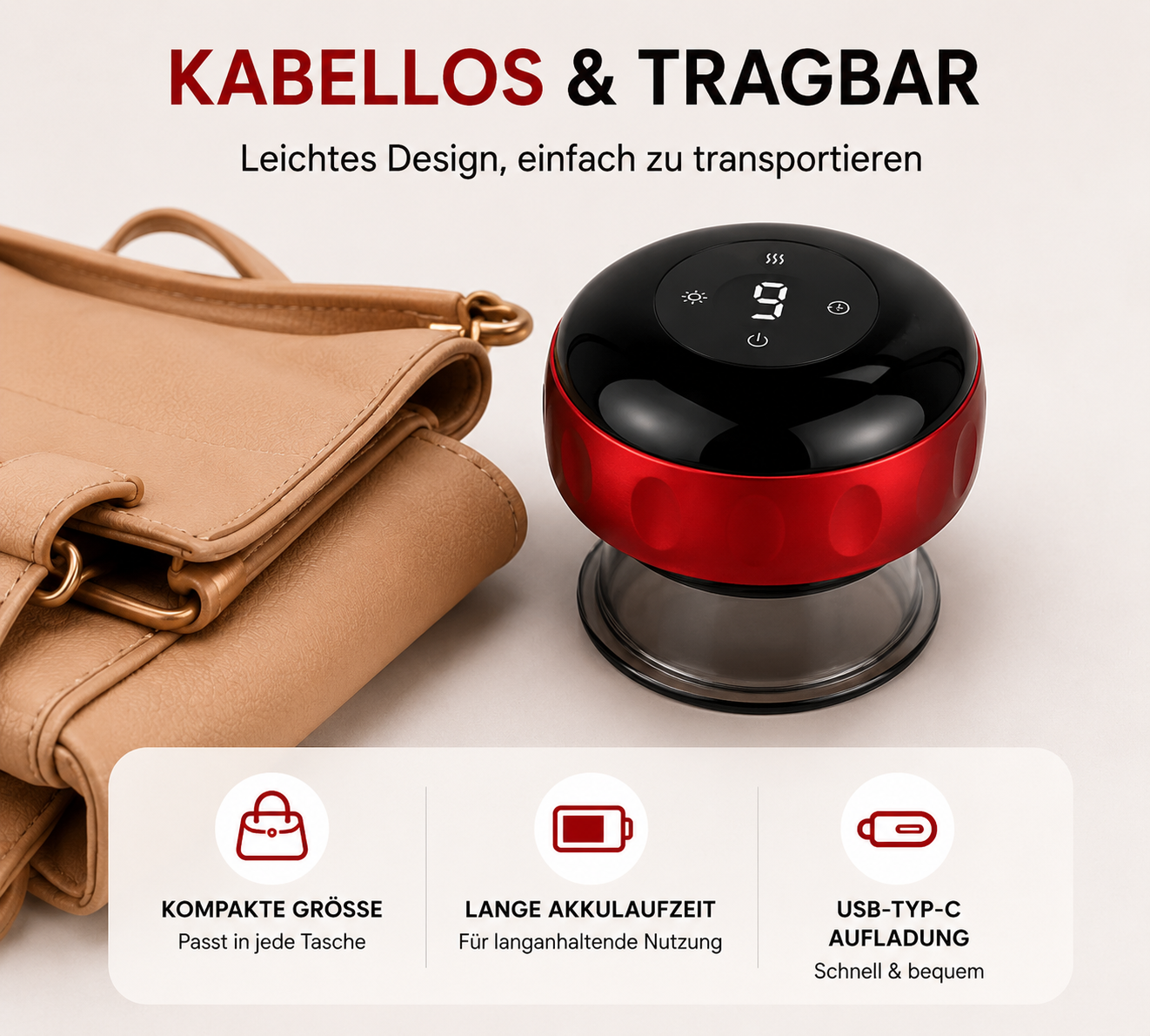 Kompakt und tragbar